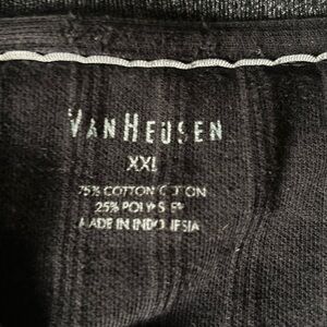 Vintage XXL Van Heusen Shirt Black